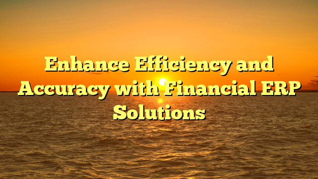 Oketer News | Enhance Efficiency and Accuracy with Financial ERP Solutions